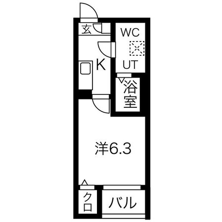 守山自衛隊前駅 徒歩4分 2階の物件間取画像